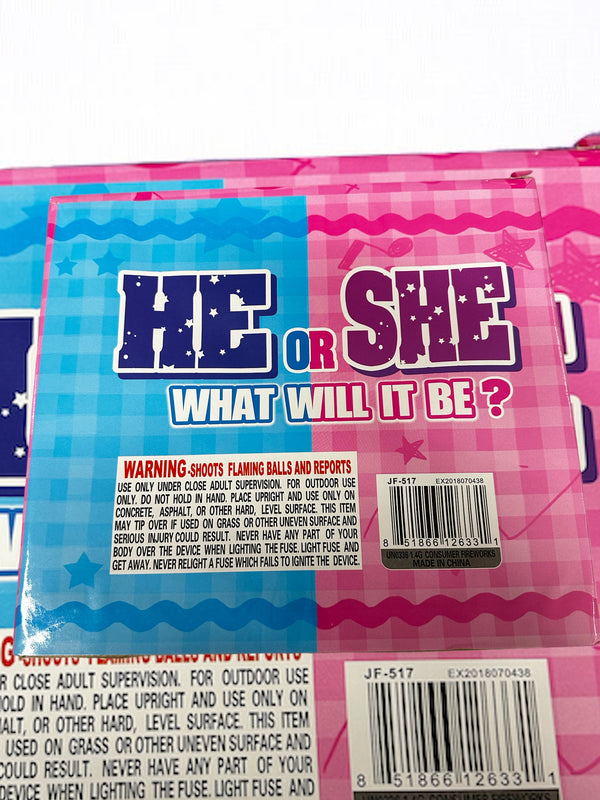 500 Gram Gender Reveal Jeff's Fireworks