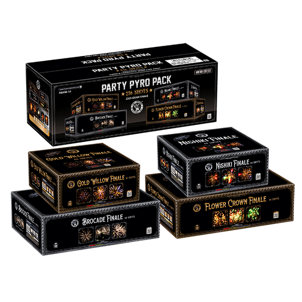 Party Pyro Pack 256'S - Jeff's Fireworks