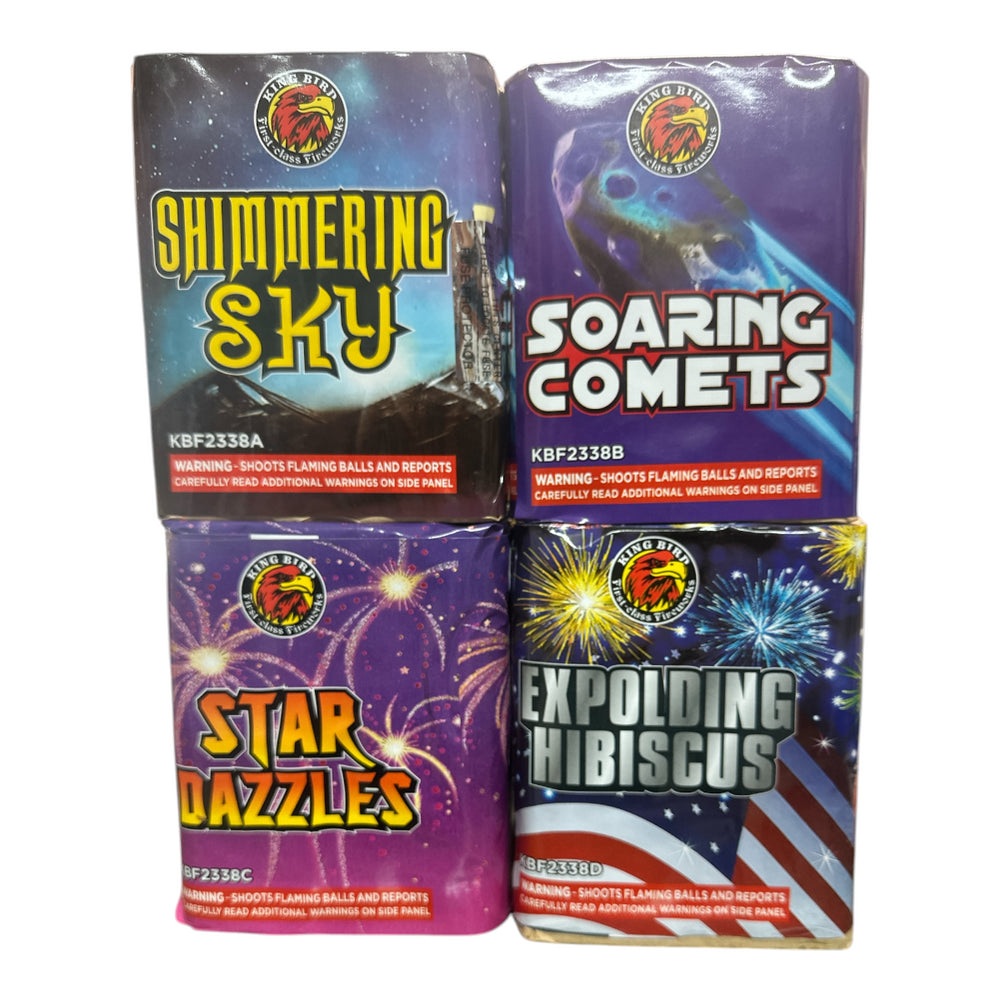 Glowing Night 12 Shots Assorted