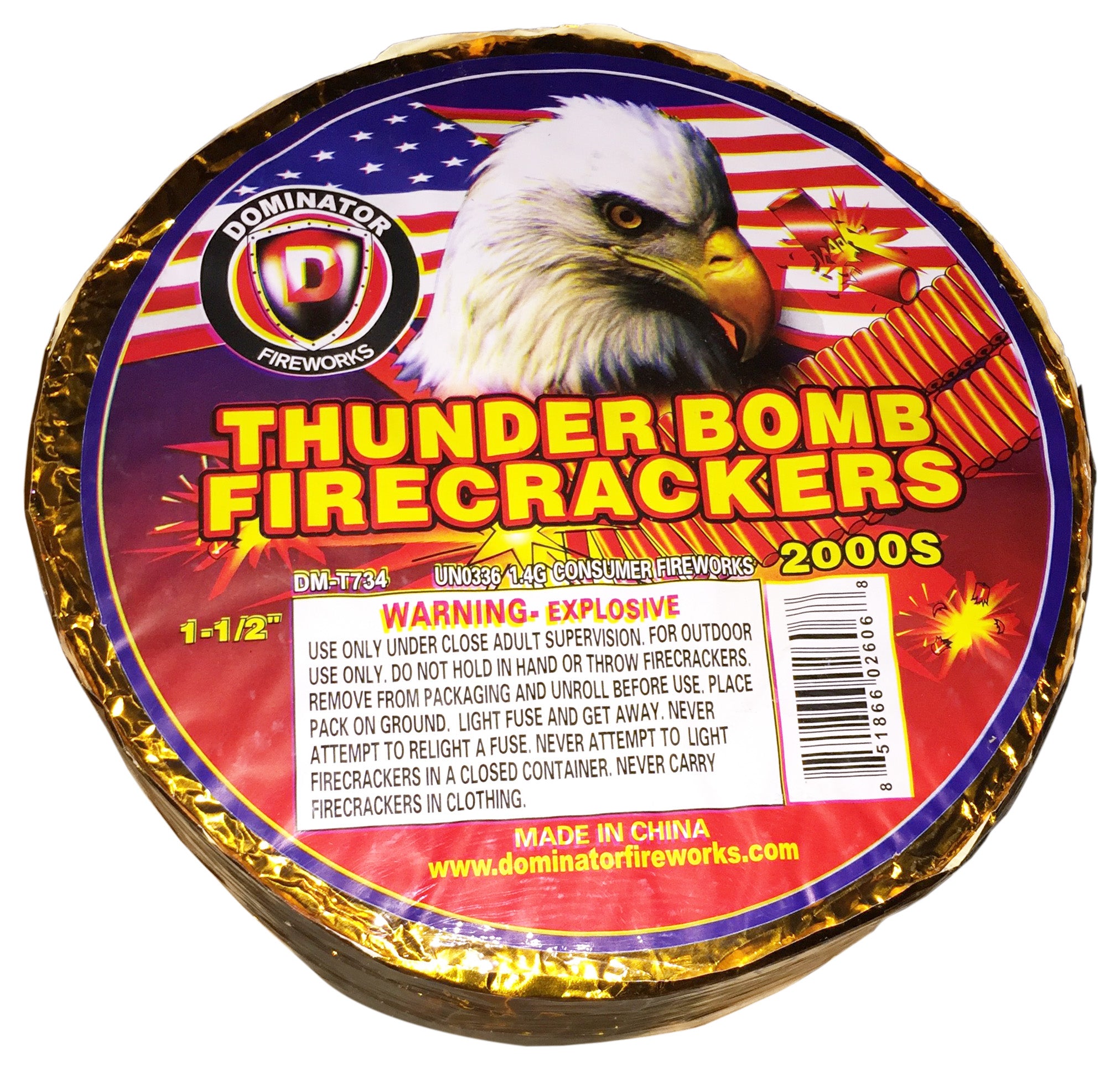 2,000 Roll Firecrackers - Jeff's Fireworks