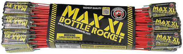 Jeff's Fireworks Max XL Bottle Rocket w/Report