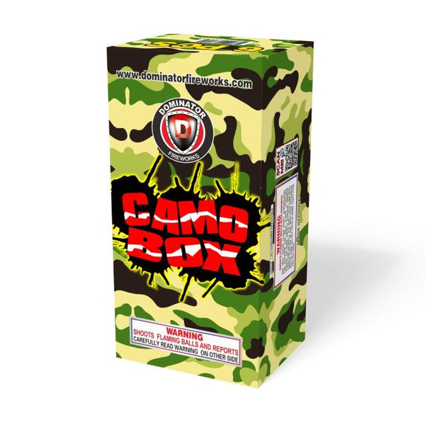 Jeff's Fireworks Camo Box Cylinder Artillery Shells