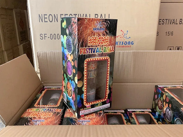 Jeff's Fireworks Neon Festival Ball