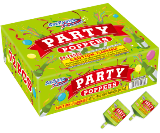 Jeff's Fireworks Party Poppers