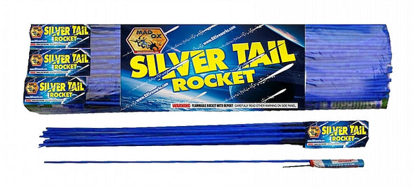 Jeff's Fireworks Silver Tail Rocket