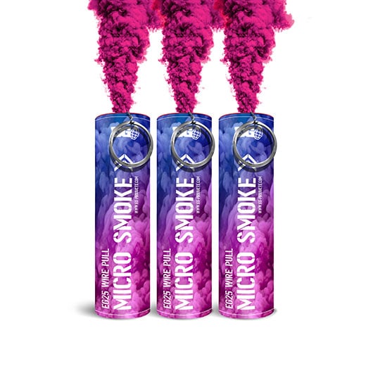 Jeff's Fireworks EG25 Gender Reveal Smoke Bomb X3