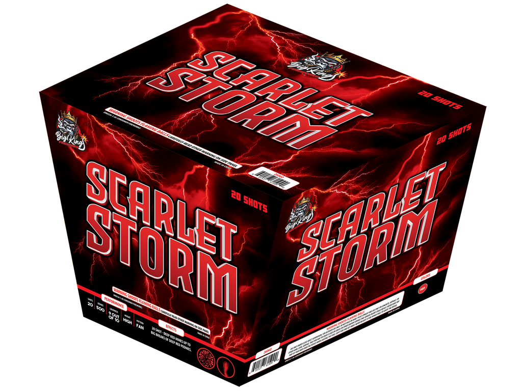 SCARLET STORM– Jeff's Fireworks