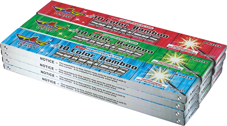 #10 Color Bamboo Sparklers [Bamboo]
