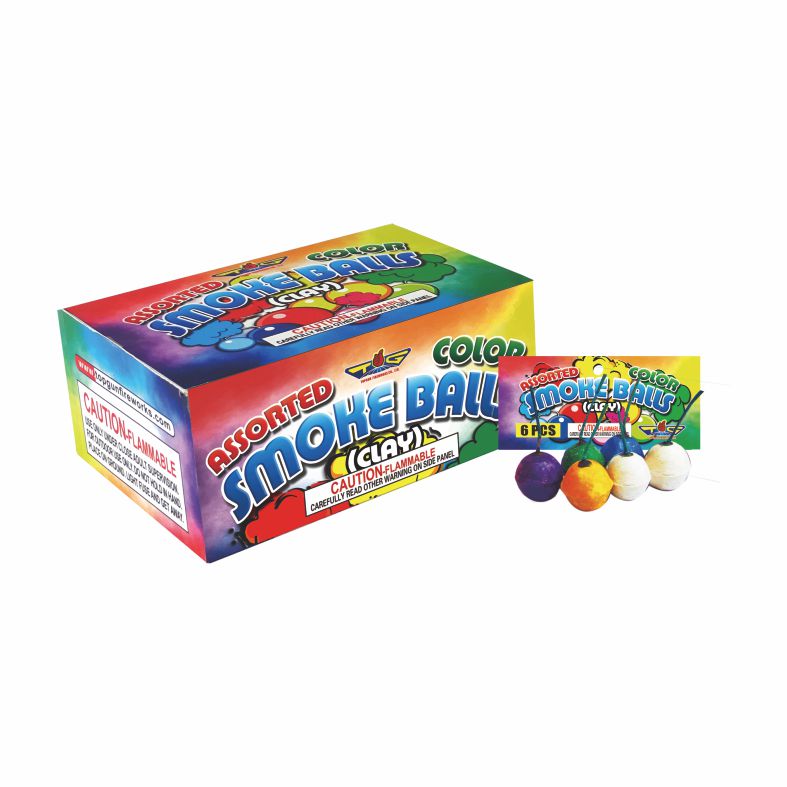 Assorted Color Smoke Balls (Clay)