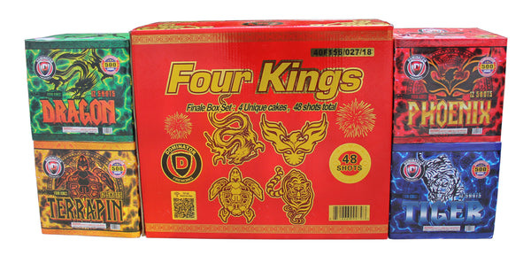 Jeff's Fireworks Four Kings - Assorted Case