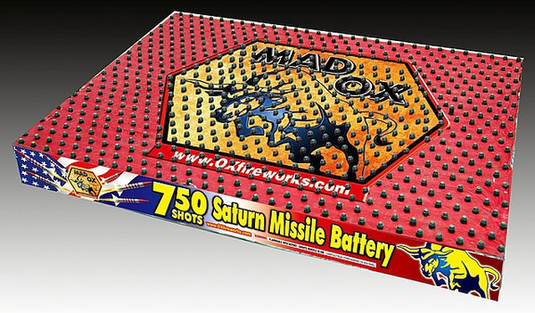 Jeff's Fireworks 750 Shot Saturn Missile Battery