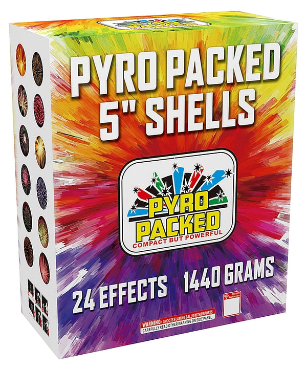 Jeff's Fireworks Pyro Packed 5" Shells