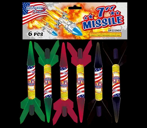 Jeff's Fireworks 7" Missle