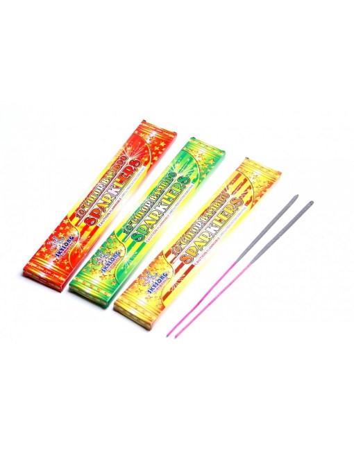 Jeff's Fireworks #10 Colour Bamboo Sparklers