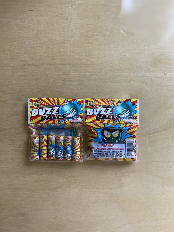 Jeff's Fireworks Buzz Balls (6 Pack)