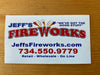 Jeff's Fireworks Sticker